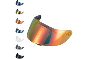 EvoParts - Visera GT4-1 GT4-2 para casco compatible AGV K1 K1S K5 K5S pinlock listo (rojo, L-ML-XL-XXL)