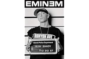 Pyramid International Mugshot Eminem Maxi Poster, Multi-Colour, 61 x 91.5 x 1.3 cm, Multicolour, 24 x 36 inches