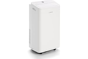 BOSCH THERMOTECHNIK Bosch, cool 2000 portable AC, 3-in-1, condizionatore d'aria, deumidificatore, ventilatore, 2,6k W per ambienti fino a 35m², con modalità auto, silent e sleep