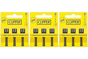 ‎DHOBIA Clipper® Feuerzeug Zubehör Feuerstein Flintsystem (3x3 Flintsystem)