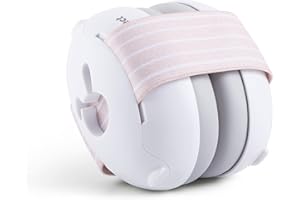 BABE PROTECT Babeprotect - Ear Protect - Casque Anti Bruit Bébé - Protection Auditive Certifiée CE 25 dB - Réglable et Confortable - Sommeil Amélioré - Idéal Avion, Fêtes, Déplacements - 0 à 36 Mois