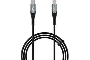 boAt Type C to C 65W Fast Charging Cable with 480 Mbps Data Transfer, Tangle-Free Cable in Premium Nylon Braided Design (Carb
