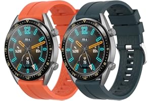 Supore paski do zegarków kompatybilne z Huawei Watch GT2 46 mm/Watch GT 46 mm/Watch GT Active/Watch 2 Pro/Honor Watch Magic/Galaxy Watch 46 mm/Gear S3 / Gear 2, 22 mm, elastyczny