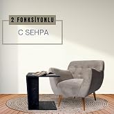 VOLO &Ccedil;ok Ama&ccedil;lı C sehpa, Yan Sehpa,Koltuk Sehpası, Servis Sehpası