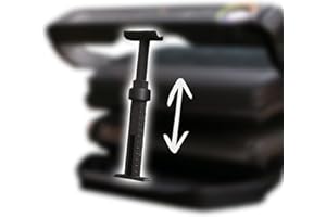 ‎MY LAPTOP SETUP Abstandshalter V3 für Tefal/Rowenta Optigrill Elite/Elite XL + Arretierungsclip + Verlängerung + Füße Spacer Distanzhalter Grillhilfe