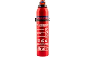ULTRAFIRE FIRE SAFETY UltraFire UFXBETA 950g Fire Extinguisher for Cars, Caravans, Boats & Travel – 5 Year Warranty