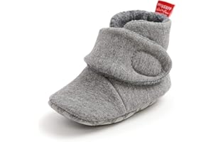 MK MATT KEELY Matt Keely małe chłopięce dziewczęce antypoślizgowa miękka podeszwa kapcie buty do łóżeczka dla niemowląt ciepłe zimowe buty z podszewką polarową