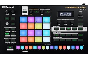 Roland VERSELAB MV-1, estudio de producción de canciones profesional con sonidos ZEN-Core para compositores y cantantes. Pads 4x4 y secuenciador por pasos TR-REC para baterías