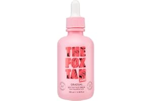 The Fox Tan - Gradual Self-Tan Face Sérum - Autobronzant pour le visage pour bronzage graduel, sérum avec autobronzant, avec DHA 100% naturel et acide hyaluronique