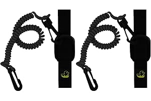 Survival Duck 1.8m Kayak Paddle Leash - Safety Accessories Holder, Tether for Paddle & Fishing Rod - Kayaking & Canoe