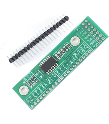 Waveshare MCP23017 – Carte Extension I2C 16 Broches E/S, Compatible 3.3V/5V, Jusqu’à 8 Cartes Empilées Pour Raspberry Pi, Arduino, STM32