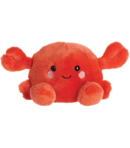 Apricot Lamb Peluche Granchio 23 Cm - Animale Marino Morbido E Lavabile, Giocattolo Per Bambini E Neonati, Regalo Originale