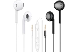 MAS CARNEY Auriculares con Cable WH9, Cascos In-Ear con Micrófono, para Samsung Huawei Vivo OPPO Mi Redmi, Paquete de 2