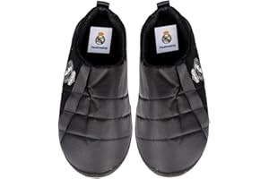 MARPEN SLIPPERS, Zapatillas Real Madrid CF Oficiales Licenciadas Acolchadas para Hombre o Mujer, Zapatillas de Casa y Viaje