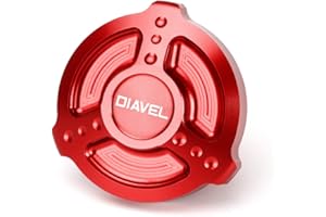 Modeer Pour Ducati Diavel 2011-2016 Diavel AMG 2013 Diavel Carbon 2011-2013 Diavel Strada 2013 XDIAVEL S 2016-2017 Bouchon d'huile de moto Vis Bouchon de remplissage de carburant Accessoires (Rouge)