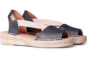TONI PONS ETNA - Espadrille pour Femmes dans des Tons Unis de en Cuir.