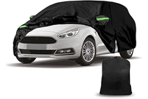 DriSubt Funda de coche para Ford S-MAX 2006-2023 Oxford de algodón impermeable para lluvia, sol, polvo, lona