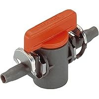 Gardena Micro-Drip-System Absperrventil 4.6 mm (3/16 Zoll): Regulierventil zur Rohrabsperrung einzelner Rohrstränge (Art…