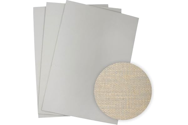 Artway Lino Traditionnel A4 Feuilles - Idéal pour pour impression en relief/l'imprimerie - Paquet de 3 feuilles - Gris