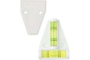 YOUR DAY MATE Nivel T Tipo Spirit, magnético, Nivel Práctico Pequeño Cruzado, Furgonetas, Bidireccional Autocaravana, Rampa De leveling Caravana, con imán, Accesorios De Furgoneta Camper, Mini Spirit Level