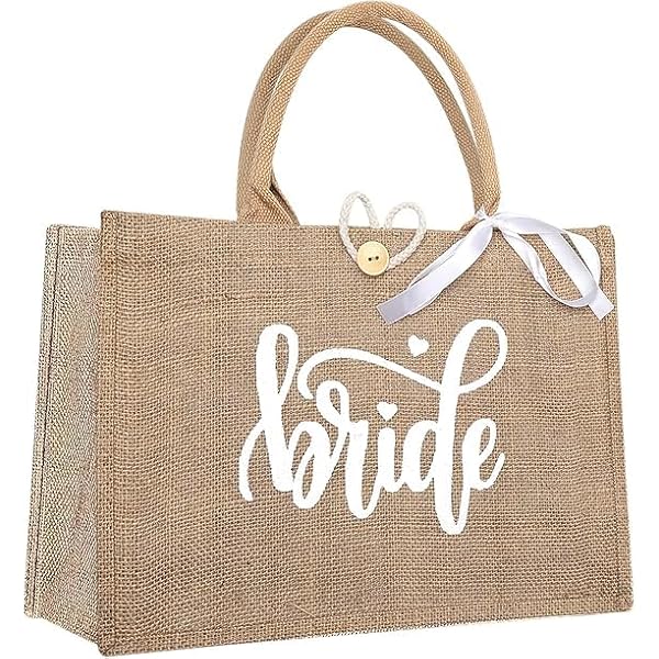 Te Whaka Borsa Tote bag Sposa nell'anno | Sacchetto di cotone - Tasca interna - Chiusura con zip | Regalo di nozze, Regalo di sposa, Futura sposa, Bride to be, ToteBag EVJF