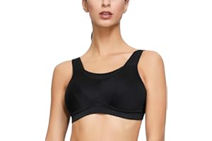 Deyllo Women's Sports Bra, Strong Hold, Large Sizes Sports Bra for Fitness, Running, Yoga.
