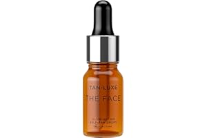 TAN-LUXE THE FACE Gouttes autobronzantes, moyennes (10 ml) à ajouter aux soins de la peau pour un bronzage personnalisé du visage, sans cruauté envers les animaux et végétalien