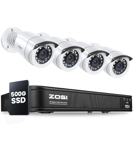 SMONET 2MP CCTV Camera Systems,4CH Full HD 1080P 5-in-1 Home SMONET 2MP CCTV Camera Systems,4CH Full HD 1080P 5-in-1 Home