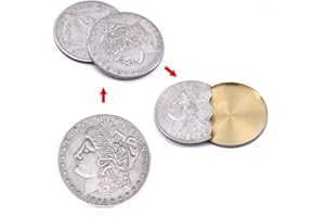 DOOWOPS Supper Copper Flipper Coin Butterfly Morgan Dollar Monete Accessori magici Trucchi magici professionali Puntatori maghi Gimmick