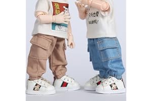 XiDonDon Ob11 Ropa de bebé Monos Pantalones Ropa de muñeca Molly GSC Body 1 / 12bjd Pantalones Accesorios de muñeca Pantalones Casuales (Brown)