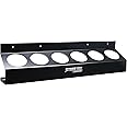 Extreme Max 5001.6168 Aluminum Aerosol Storage Shelf for Enclosed Trailer Shop Garage Storage - 6-Can Capacity, Black