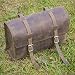 Produktbild Echtes Leder Sattel/Lenkertasche Casket Old Brown Moped Fahrrad Motorrad Motorradhelm