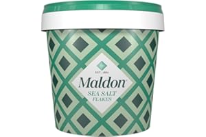 MALDON - Meersalzflocken 570g | Zart-knusprige Salzflocken aus natürlichen Mineralien | Meersalz Flakes mit reinem Geschmack. Ideal auch als Dekoration für Cocktails | Inhalt: 570g