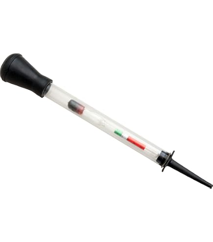 Ever Batterie Hydrometer, 8 Zoll Batterie Hydrometer Schnelle Erkennung Elektrohydraulisches Dichtemessger T Autoreparaturwerkzeuge