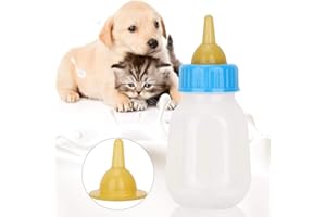 Fauitay Chiot Biberon Chiot Bouteilles pour l'allaitement 11 × 6 × 6 120 ML Portable Silicone Transparent Durable Biberon pour Animal de Compagnie Chien Chat