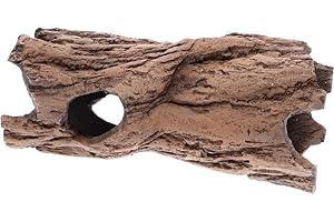 GarPet Decoración de acuario rama XL, raíz de madera, cangrejo, siluro, cueva de tubo de arcilla