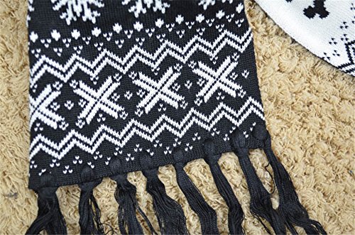2014 Fashion Winter Warm Kids Wool Hat/Scarf Set Boy Knitted Hats Scarf Black