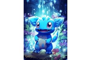 DIUJHUUY 5D Diamond Painting Kits, Digital Painting Kits - DIY Cartoon Elves Theme Full Rhinestone Art Picture,Craft Supplies for Kids and Adults, Perfect Home Wall Decor Gift - 30x40cm