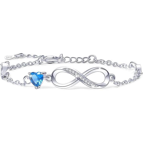 J.Fée Bracciale Donna, Bracciale Infinito Bracciale Donna Argento 925