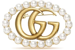 OLIWAN Perle Brosche Silber Gold Frauen Brosche Damen Gold Biene Brosche Geschenk für Frau Freundin