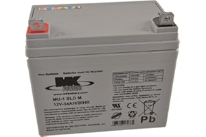 MK BATTERY MK MU-1 SLD M-2 - Batería para moto para personas de movilidad reducida (12 V, 35 Ah, ácido)