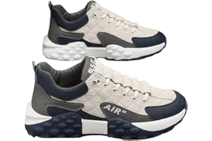 ZPLMIDE Mens Air Cushion Casual Shoes, Men’s Slip-On Orthopedic Shoes Breathable Running Shoes, Sport Tennis Basketball Shoes