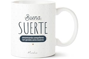 Manahia - Taza compañeros - Buena suerte encontrando compañeros tan geniales como nosotros | Caja de regalo en kraft | Impresa en Francia | Regalo despedida, taza divertida, colegas de trabajo