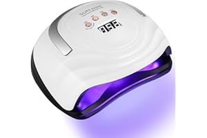 JOFLVA Lampe UV LED Ongles Gel, 380W Professionnel Sèche Ongles Automatique, 81 LED Lampe, Séchage Rapide, Grand LCD Ecran, 4 Minuteries 10s/30s/60s/99s pour Vernis Semi Permanent, Gel et Vernis