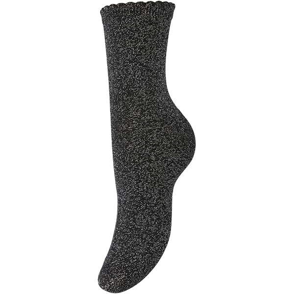 RAFRAY Sokken - glittersokken dames - geschenkdoos - crew-lengte sokken - premium katoen - 4 paar - maat 36-40, 36-40