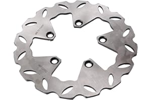 GZYF Motorbike Rear Brake Rotors Accessories Floating Brake Rotors 1PC For DOWNTOWN i 200 300 ABS 2009-2011 Silver