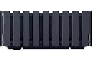 PROSPERPLAST Jardinera para balcón BOARDEE FENCYCASE, dimensiones (mm) 380x180x162, color Antracita