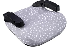 JYOKO Kids Housse Universelle en Coton pour rehausseur de siège Auto bébé (White Star)