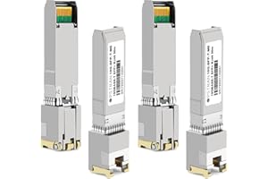 OPSTRAN 10GBASE-T SFP+ RJ-45 Copper Transceiver Module Compatible with Mellanox MFM1T02A-T 10G SFP+ 30m Cat6a/7 4 Pack