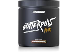 ‎OS NUTRITION OS NUTRITION Götterpuls MAX Premium Pre Workout Booster 396g (Pfirsich-Maracuja)